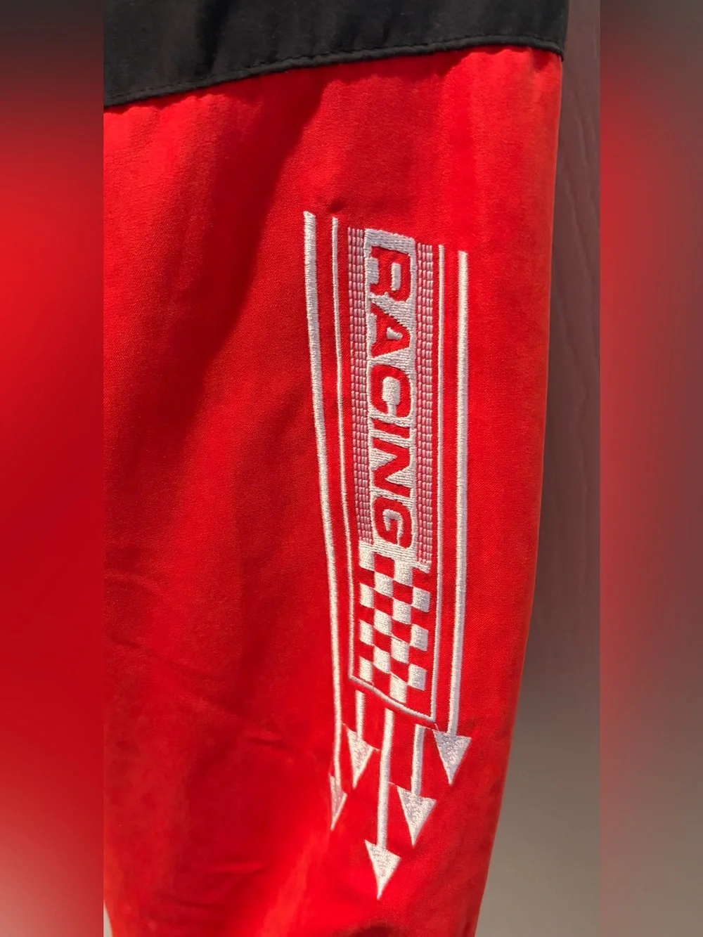 Ring of Fire Bahrain Grand Prix Speed Racing Bomber Jacket XL youth/kids
